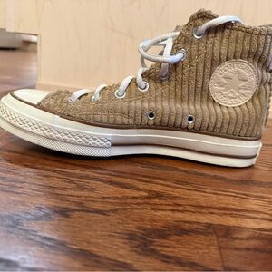 Corduroy Converse High-Top Sneakers